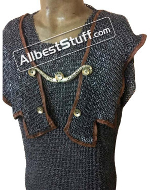 Roman Hamata Dome Round Riveted with Solid Ring Chest 44