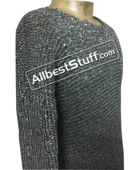 Round Dome Riveted Chain Maille in 6 mm Ring Chest 44