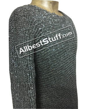 Round Dome Riveted Chain Maille in 6 mm Ring Chest 44