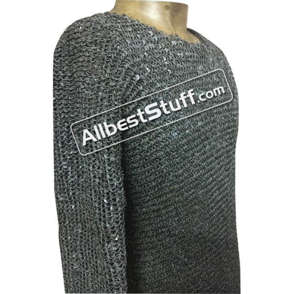 Round Dome Riveted Chain Maille in 6 mm Ring Chest 44