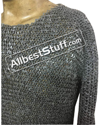 Smaller Round Ring Medieval Chain Mail Hauberk Large Chest 56