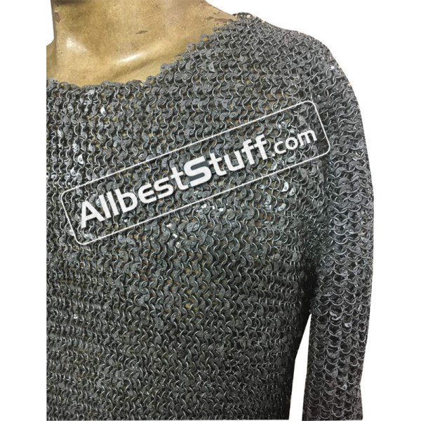 Smaller Round Ring Medieval Chain Mail Hauberk Large Chest 56