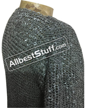 Viking Armour Small Ring 6 MM Round Dome Riveted Chest 60