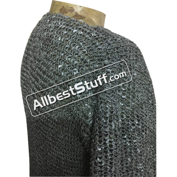 Viking Armour Small Ring 6 MM Round Dome Riveted Chest 60