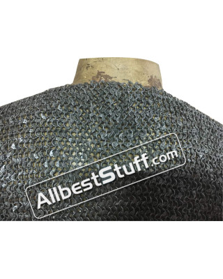 Viking Vest 6 MM Dense Chain Mail Round Riveted Chest 44
