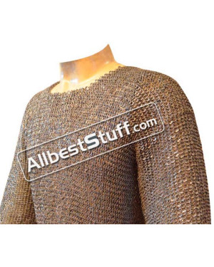 6 MM Stainless Steel Ring Chainmail Short Length Chest 36