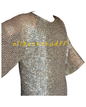 Knight Maille Stainless Steel Flat Riveted 18 Gauge Chest 44