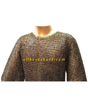Rust Proof Maille Armour Flat Riveted XXL Chest Size 56