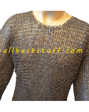 Ancient Medieval Maille in Authentic Rust Proof Stainless Steel Chest 40