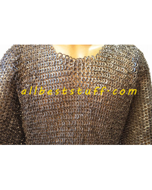 Riveted Stainless Steel Ring Chainmail Short Length Chest 36