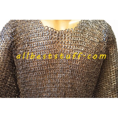 Riveted Stainless Steel Ring Chainmail Short Length Chest 36