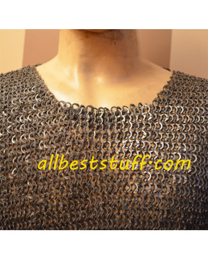 Stainless Steel Byrnie Flat Full Riveted 18 Gauge for Chest 46