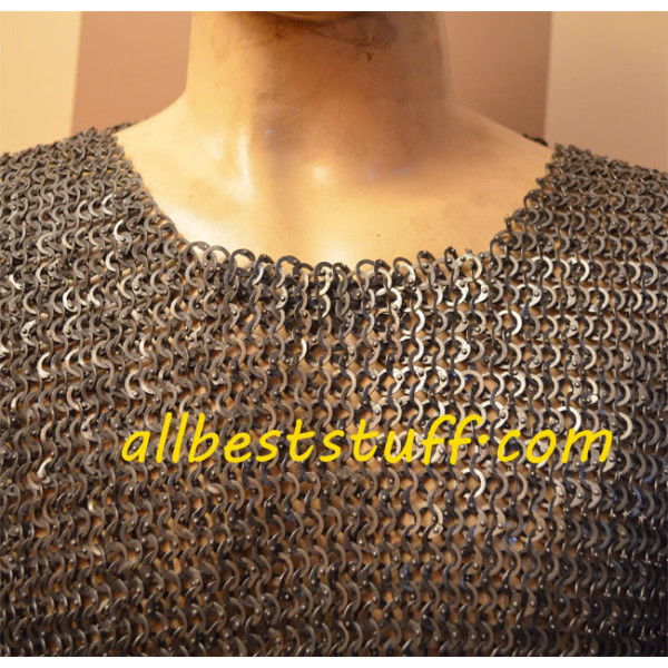 Stainless Steel Byrnie Flat Full Riveted 18 Gauge for Chest 46