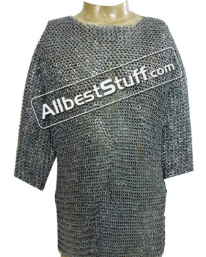 Knight Chainmail Rust Proof Long Length Chest 42