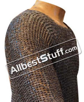 Long Length Rust Proof SS Chainmail Half Sleeve Chest 44