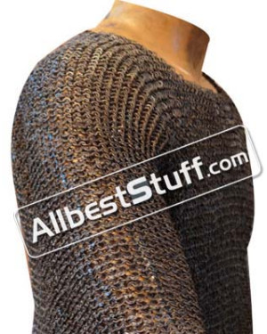 Long Length Rust Proof SS Chainmail Half Sleeve Chest 44