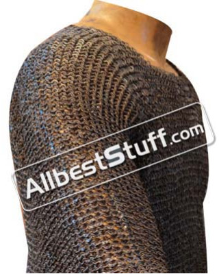 Long Length Rust Proof SS Chainmail Half Sleeve Chest 44