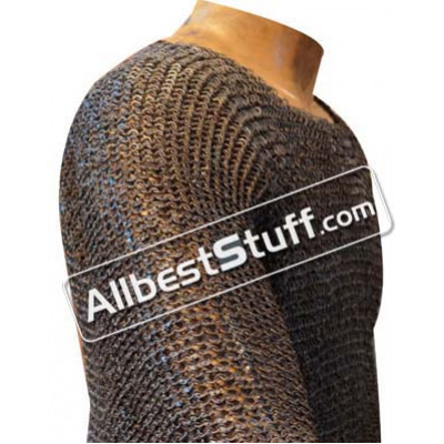 Long Length Rust Proof SS Chainmail Half Sleeve Chest 44