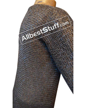 Long Sleeve 6 MM Stainless Steel Maille Large Chest 52