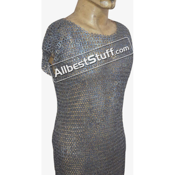 Sleeveless Chain Mail Shirt 6 MM Chest 40
