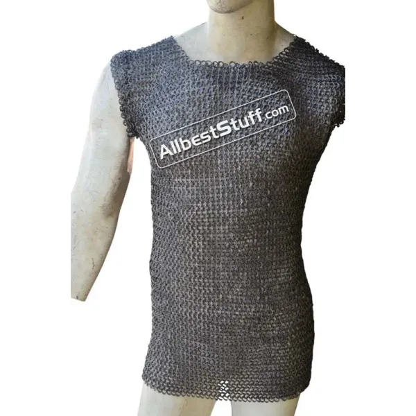 Sleeveless Rust Proof Chain Mail Shirt Chest 40