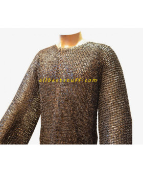 Stainless Steel Maille European Weave Chest 40 Full Sleeve