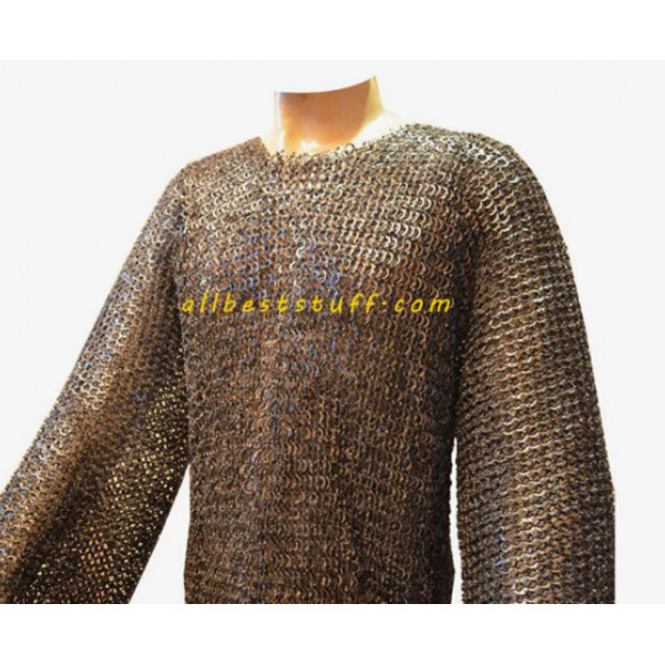 Stainless Steel Maille European Weave Chest 40 Full Sleeve