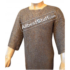 Riveted 6 MM Chainmail Shirt Rust Proof Chest 34 inches