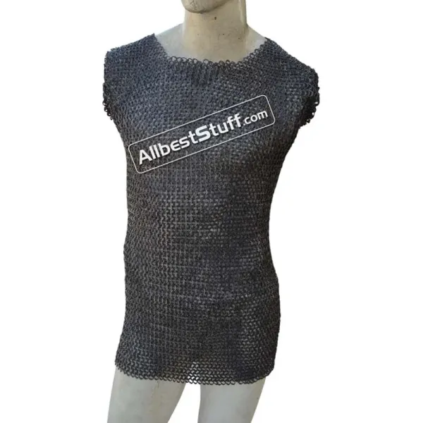 Stainless Steel Sleeveless Chainmail Vest Chest 36 inches