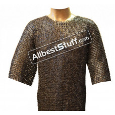 Chainmail Shirt for Chest 34 inches Stainless Steel Dome Riveted