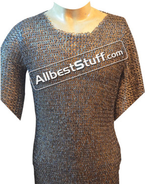 46 Chest Titanium Maille Shirt Flat Riveted
