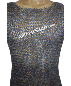 Long Length Sleeveless Titanium Maille Chest 38