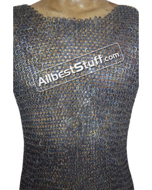 Long Length Sleeveless Titanium Maille Chest 38