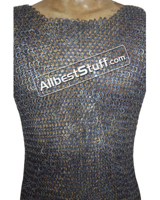 Long Length Sleeveless Titanium Maille Chest 38