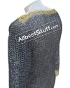 Titanium Long Length Maille Shirt Riveted Large Chest 50 image 1