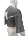 6 MM Wedge Riveted Alternating Solid Chainmail Voider image 7
