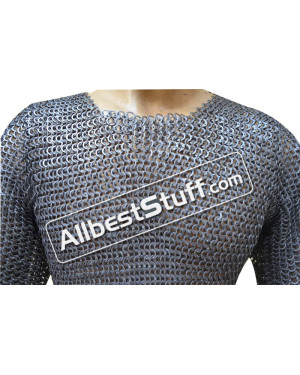 8 MM Large Wedge Riveted Hauberk Flat Riveted Chest 54