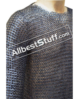 8 MM Wedge Riveted Chain Mail Flat Solid Chest 52