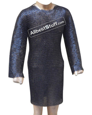 8 MM Wedge Riveted Maille Comfort Chest 59 Extra Long