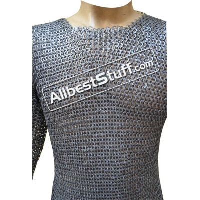 Knight Armour 8 MM Wedge Riveted Maille Shirt Chest 56