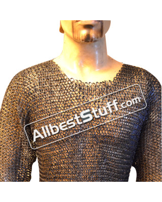 Wedge Riveted Chest 54 Hauberk Flat Solid Maille