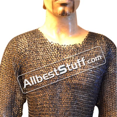 Wedge Riveted Chest 54 Hauberk Flat Solid Maille