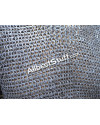 Chain Mail Hauberk Wedge Riveted Maille Long Sleeves image 1
