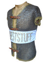 Chain Mail Riveted Jacket with Leather Fasteners image 4