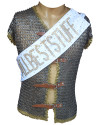 Chain Mail Riveted Jacket with Leather Fasteners image 3