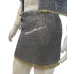 6 mm Flat Riveted with Solid Ring Chainmail Half Body Shirt & Skirt Combo