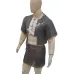6 mm Flat Riveted with Solid Ring Chainmail Half Body Shirt & Skirt Combo