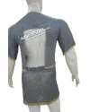 6 mm Flat Riveted with Solid Ring Chainmail Half Body Shirt & Skirt Combo image 11