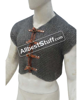 Flat Riveted Sleeveless Chainmail Vest Chest 36