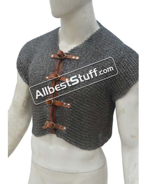Flat Riveted Sleeveless Chainmail Vest Chest 36